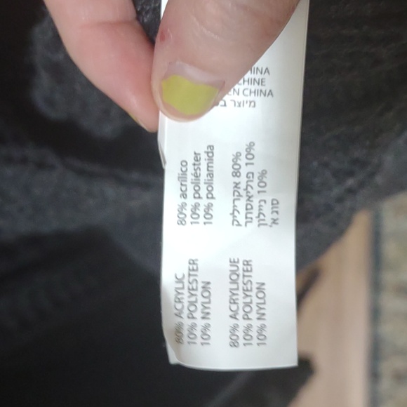 Black Tape_ Women's Plus Trendy Midi Cable-Knit Cardigan Charcoal Size 2X - Picture 4 of 4